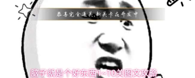 脑子确实有用：1~10关通关方法及图文详解