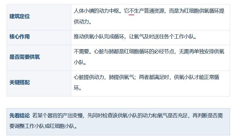 战斗细胞心脏建筑功能解析