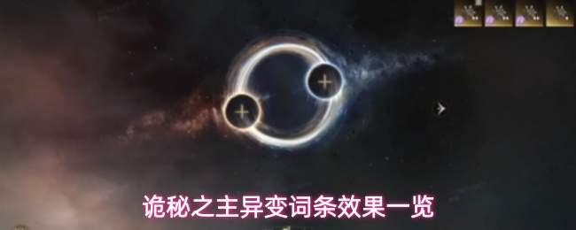 诡秘之主异变词条效果一览