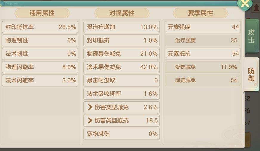 梦想世界：长风问剑录装备PVE属性选择方向