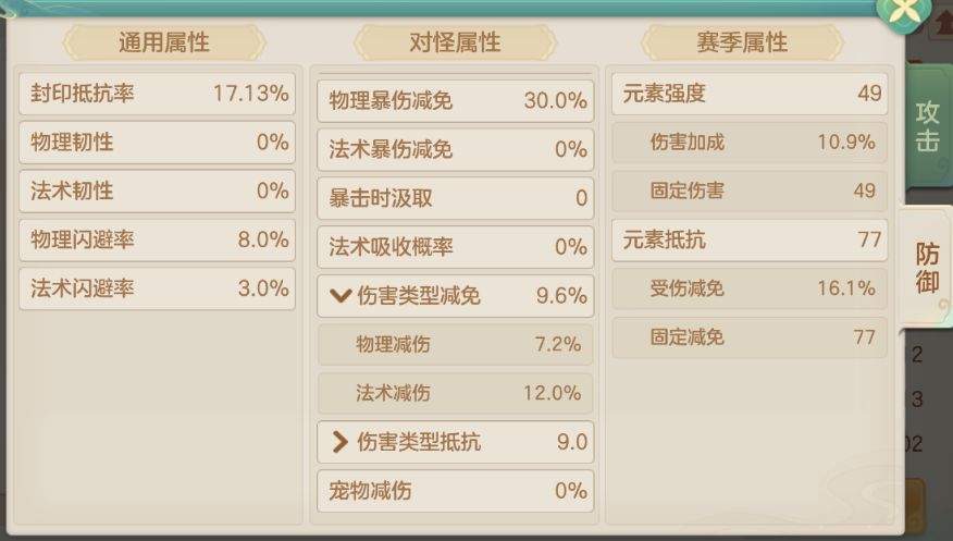 梦想世界：长风问剑录装备PVE属性选择方向