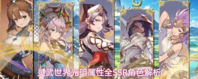 灵武世界光明属性全SSR角色解析