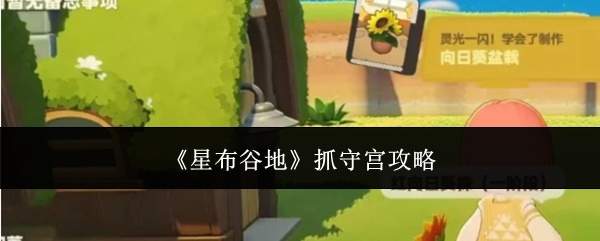 《星布谷地》抓守宫攻略