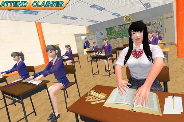 高中乐趣虚拟女孩