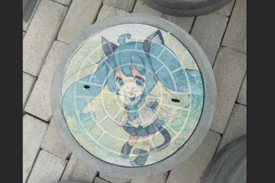 PS在井盖上涂鸦怎么操作？井盖进行美化方法详解