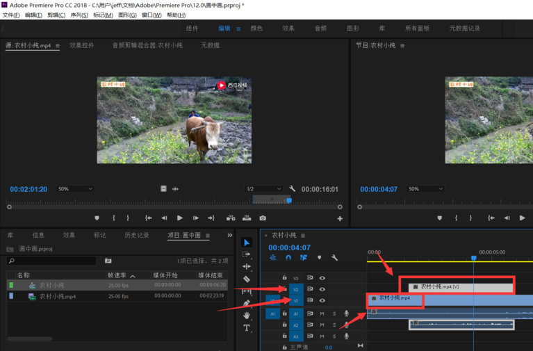 Premiere怎么打造视频画中画特效？制作视频画中画特效教程分享