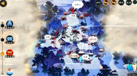 剑网3指尖江湖神策前营宝箱分布在哪？神策前营宝箱位置图文一览