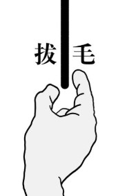 拔根毛游戏