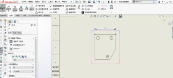 solidworks2019图纸尺寸如何进行标注？图纸尺寸标注方法介绍