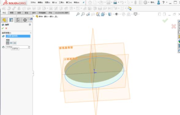 solidworks2019加厚命令如何使用？加厚命令使用方法介绍