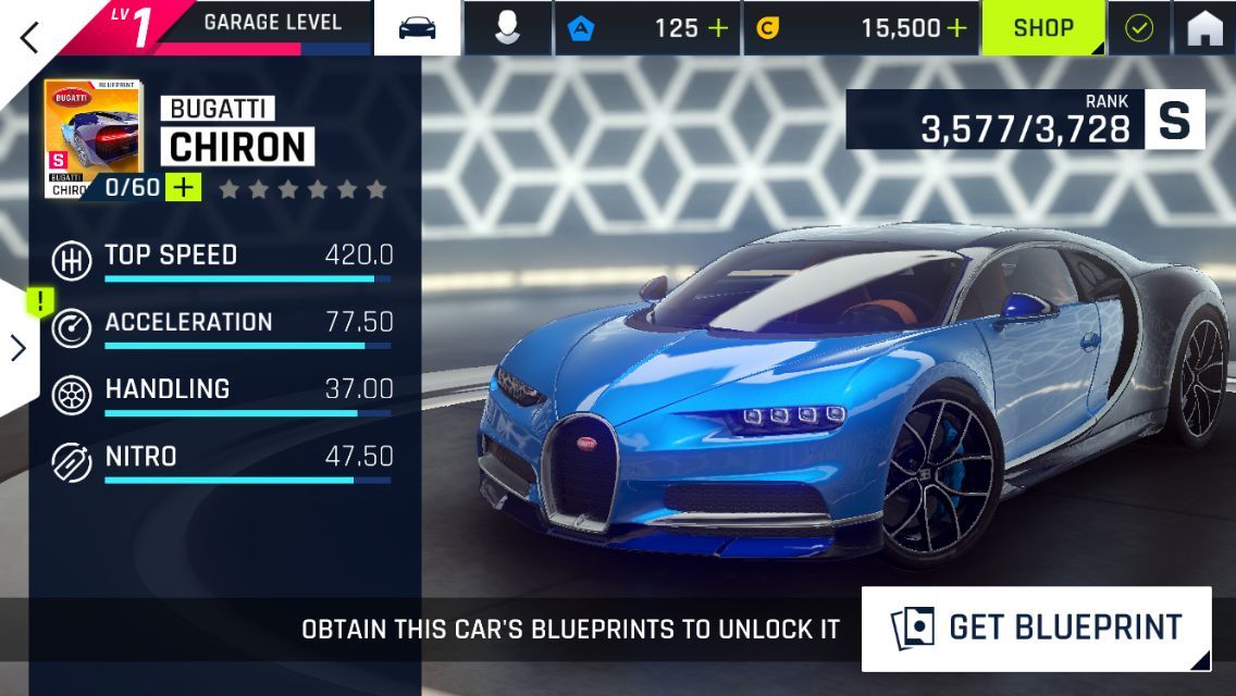 狂野飙车9布加迪怎么获得？S级车Chiron性能属性分享