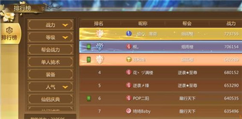 蜀门手游排行榜系统怎么样？排行榜系统讲解