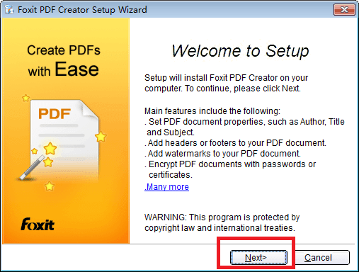 Foxit PDF Creator如何安装？Foxit PDF Creator安装方法介绍