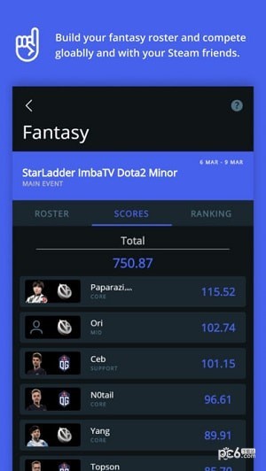 dota pro circuit app