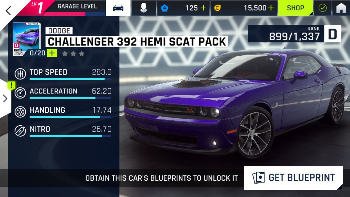 狂野飙车9道奇392-HEMI好用吗？道奇392性能属性分享