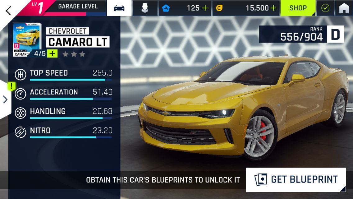 狂野飙车9雪佛兰好开吗？D车Camaro-LT性能属性一览