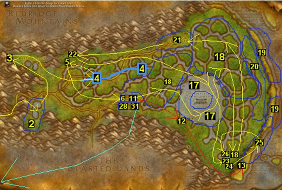 魔兽世界怀旧服部落41-42悲伤沼泽升级？悲伤沼泽升级路线一览