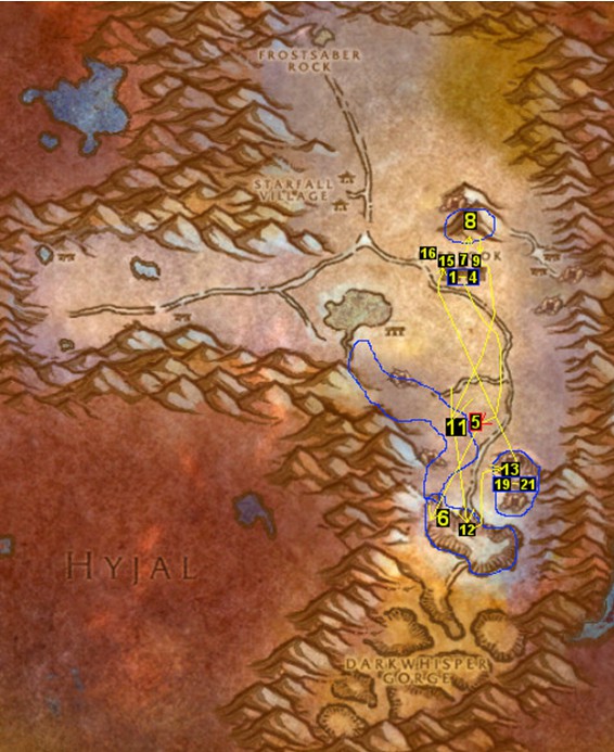 魔兽世界怀旧服部落58-60冬泉谷任务路线怎么做？部落升级任务路线攻略分享