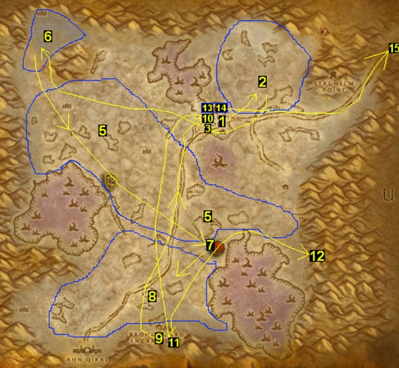 魔兽世界怀旧服部落55-55希利苏斯任务路线怎么做？部落升级任务路线攻略分享