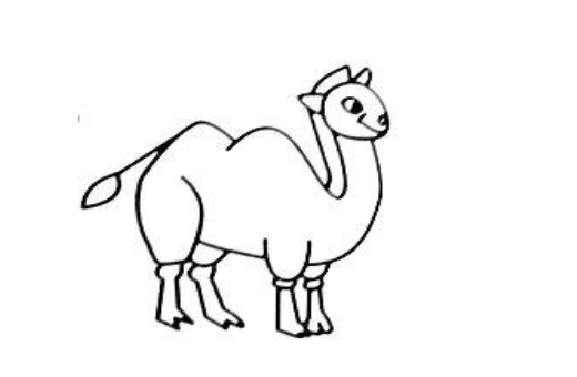 QQ画图红包骆驼如何绘制？骆驼绘制流程图文一览