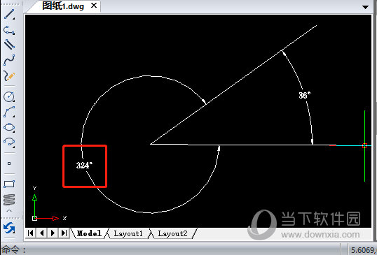 迅捷CAD编辑器钝角度数如何标注？钝角度数标注方法图文介绍