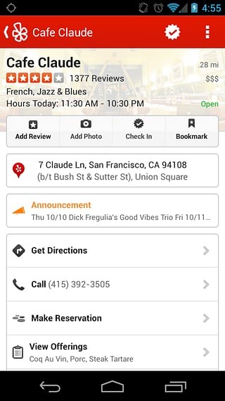yelp app