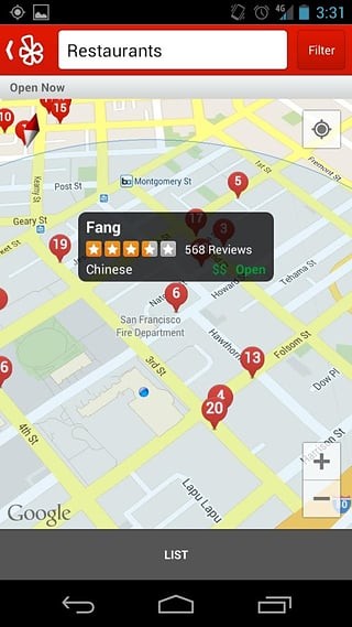 yelp app