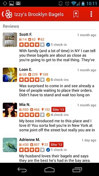yelp app