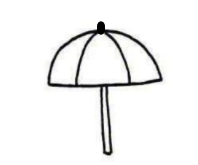 QQ红包雨伞图案怎么画好识别？雨伞图案最容易识别画法分享