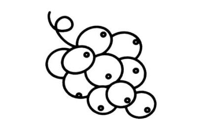 QQ红包葡萄图案怎么画好识别？葡萄图案最容易识别画法分享