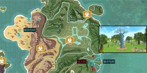 创造与魔法猴面包树在什么地方？猴面包树位置介绍