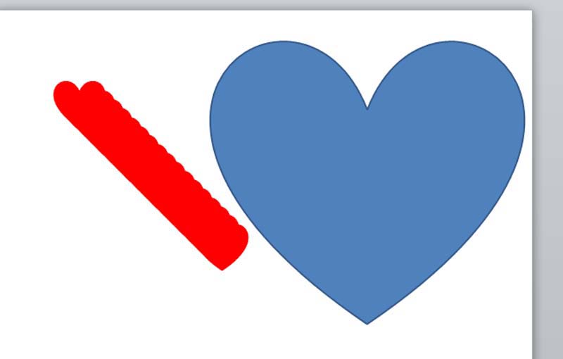 PowerPoint Viewer如何制作一个漂亮心形飞出动画？绘制漂亮心形飞出动画教程分享