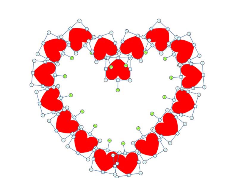 PowerPoint Viewer如何制作一个漂亮心形飞出动画？绘制漂亮心形飞出动画教程分享