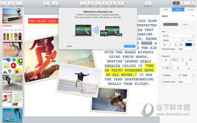 Keynote怎么听写输入文本？ynote听写输入文本教程