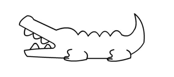 QQ红包鳄鱼图案怎么画好识别？鳄鱼图案最容易识别画法分享