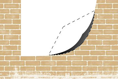 PS纸张翘边效果如何添加？纸张翘边效果添加流程图文详解