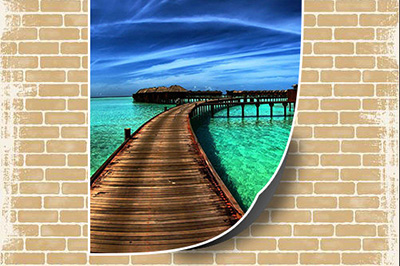 PS纸张翘边效果如何添加？纸张翘边效果添加流程图文详解