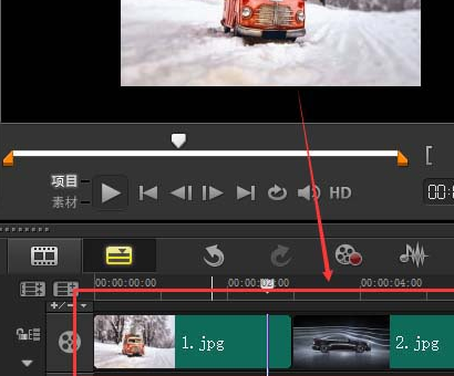 会声会影X9怎么给素材添加彩屑转场效果？为素材添加彩屑转场效果教程分享