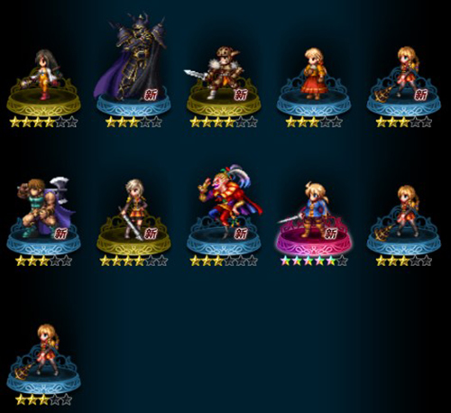 最终幻想勇气启示录前期哪个角色好用-强力低星打工角色推荐一览