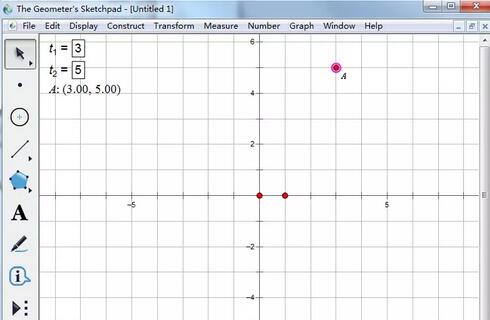 几何画板如何依据坐标画点？依据坐标画点教程分享