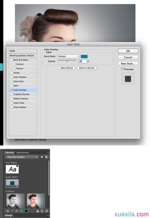 photoshop中库面板怎么用？使用库面板方法介绍