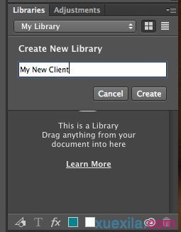 photoshop中库面板怎么用？使用库面板方法介绍