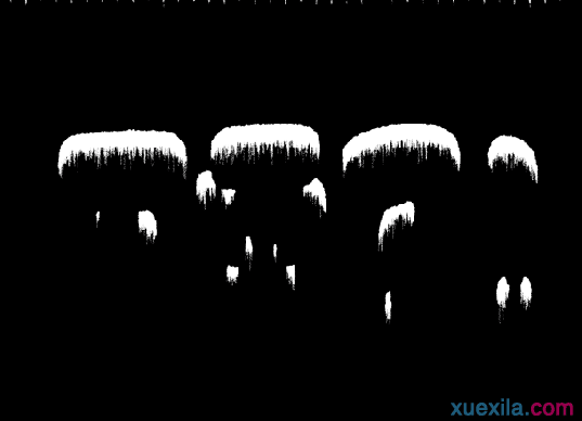 Photoshop怎么设计雪花堆积的炫丽文字效果？制作雪花堆积的炫丽文字效果方法介绍