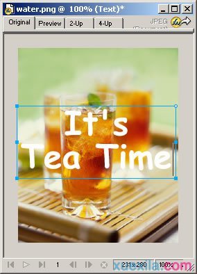 fireworks怎么做出水痕文字效果？制作水痕文字方法介绍