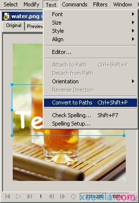 fireworks怎么做出水痕文字效果？制作水痕文字方法介绍