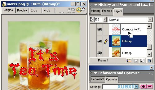 fireworks怎么做出水痕文字效果？制作水痕文字方法介绍
