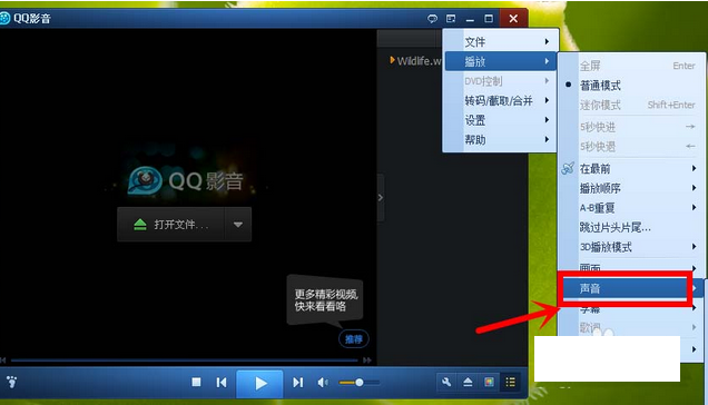 qq影音播放器怎样更改声道？更换声道流程一览