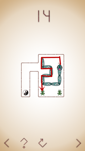 蛇它虫第14关如何通关?第14关通关流程图文分享