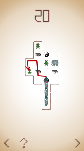 蛇它虫第20关如何通关?第20关通关流程图文分享