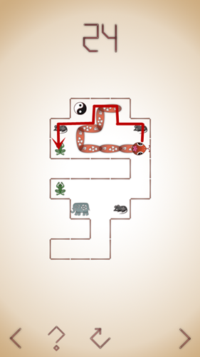 蛇它虫第24关如何通关?第24关通关流程图文分享